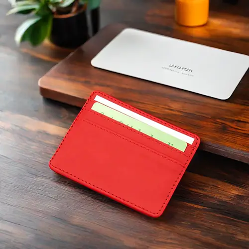 PU Leather Card Holder – Slim and Stylish Minimalist Wallet